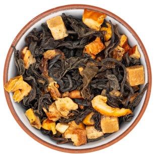 Черный ароматизированный "Грушевый флан" - NEW